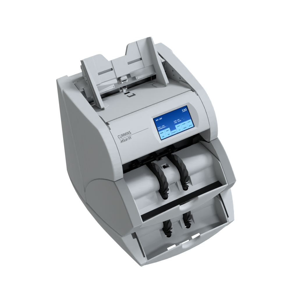 Image of JetScan iFX Money Counter from above right 