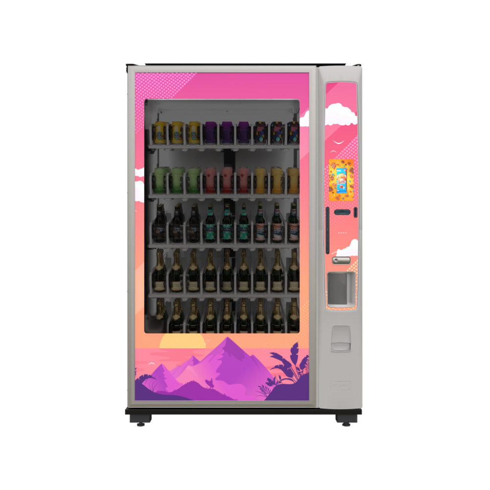 Bevmax machine with custom contents 