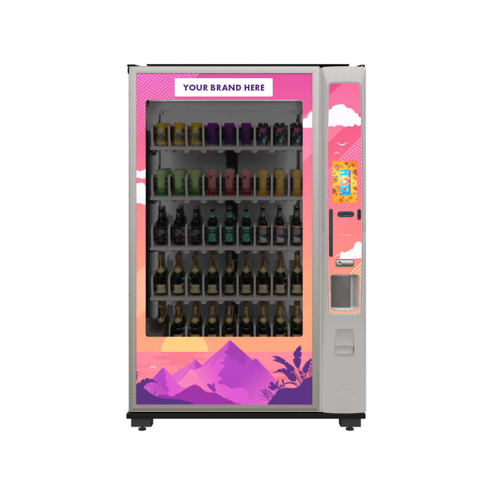 vending machine with a placeholder for your brand