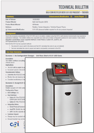 CoinMax Techincal Bulletin