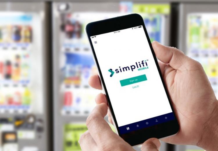 Connected Cash with Simplifi vending hero