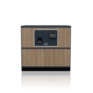 Image of Paypod in a wooden unit