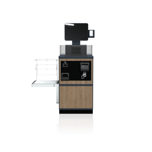 Image of custom self-checkout counter 