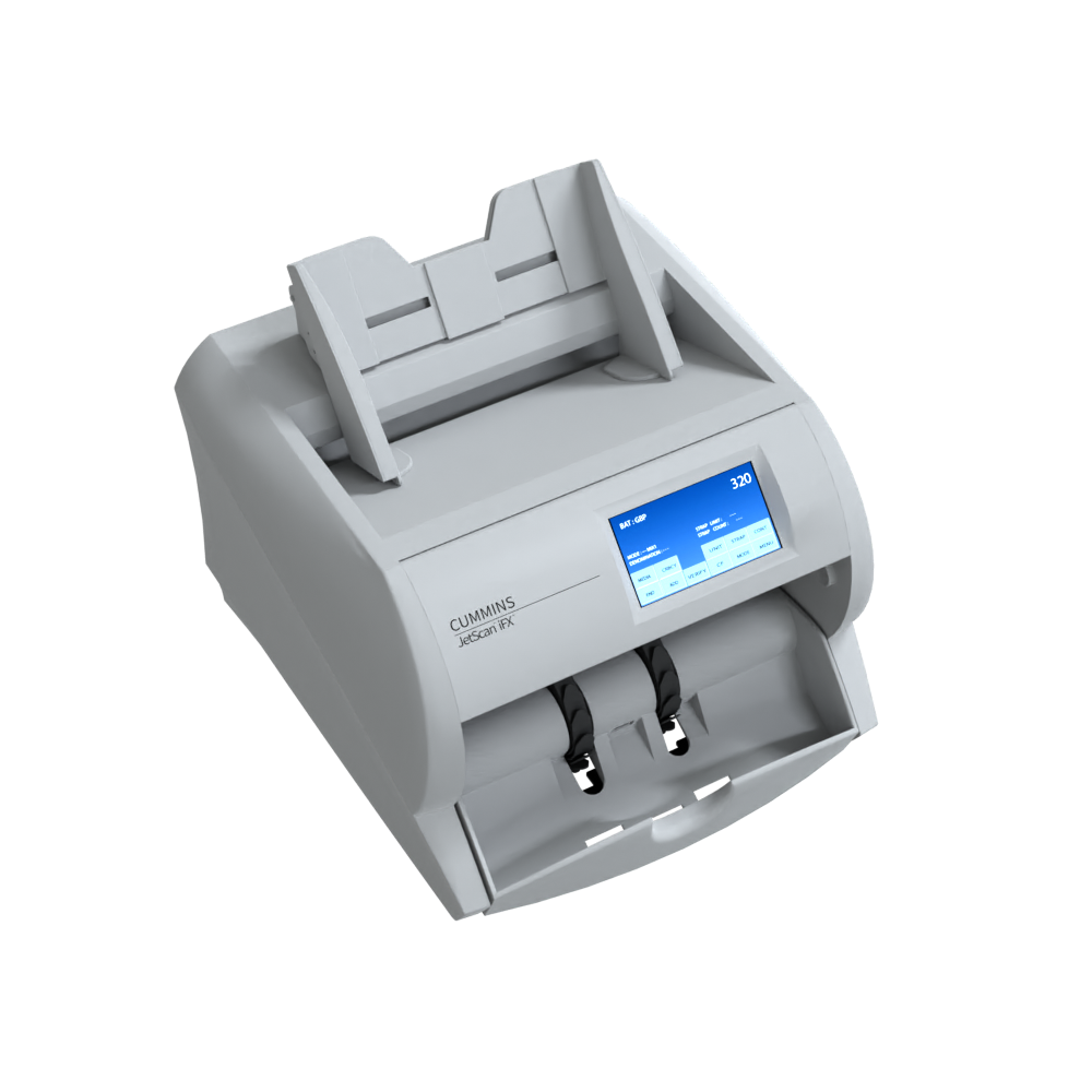 Image of JetScan iFX Money Counter from right side  