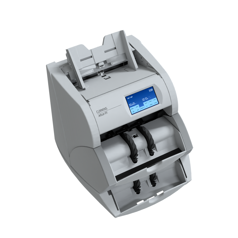 Image of JetScan iFX Money Counter from above right 