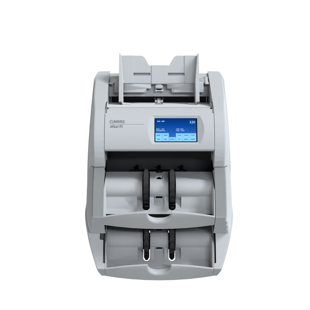 Image of JetScan iFX Money Counter from above 