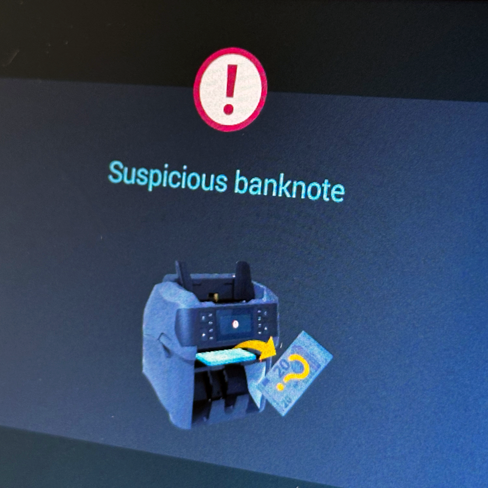 JetScan Ultra Suspicious Banknote Screen