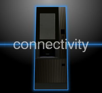 A connected coffee vending machine